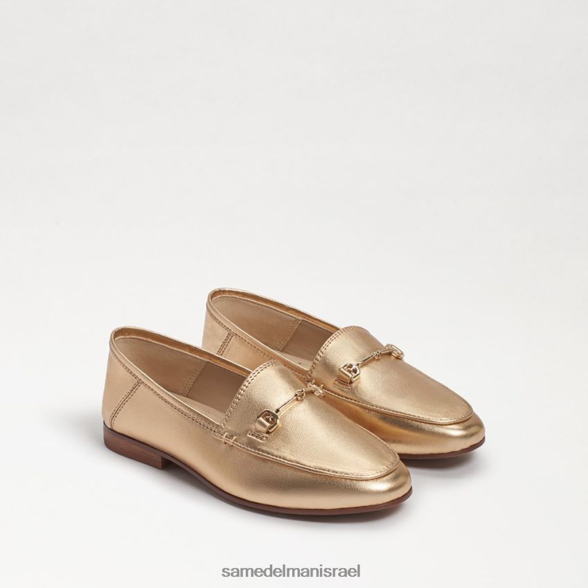 d799d79cd793d799d79d_d794d6b7d7a0d7a2d6b8d79cd6b8d794_sam_edelman_d79cd795d7a8d799d799d79f_d791d799d798_d79cd795d7a4d7a8_d7a2.jpg ילדים הַנעָלָה Sam Edelman לוריין ביט לופר עור עלי זהב 4XL22X902 - Image 1