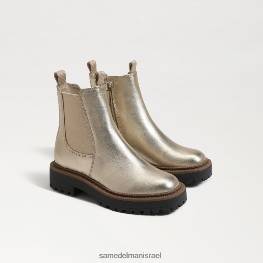 d799d79cd793d799d79d_d794d6b7d7a0d7a2d6b8d79cd6b8d794_sam_edelman_d79ed792d7a3_d79cd792d795d7a0d794_d7a6d79cd7a1d799_d7a2d79c.jpg ילדים הַנעָלָה Sam Edelman מגף לגונה צ'לסי עלה זהב 4XL22X971 - Image 1