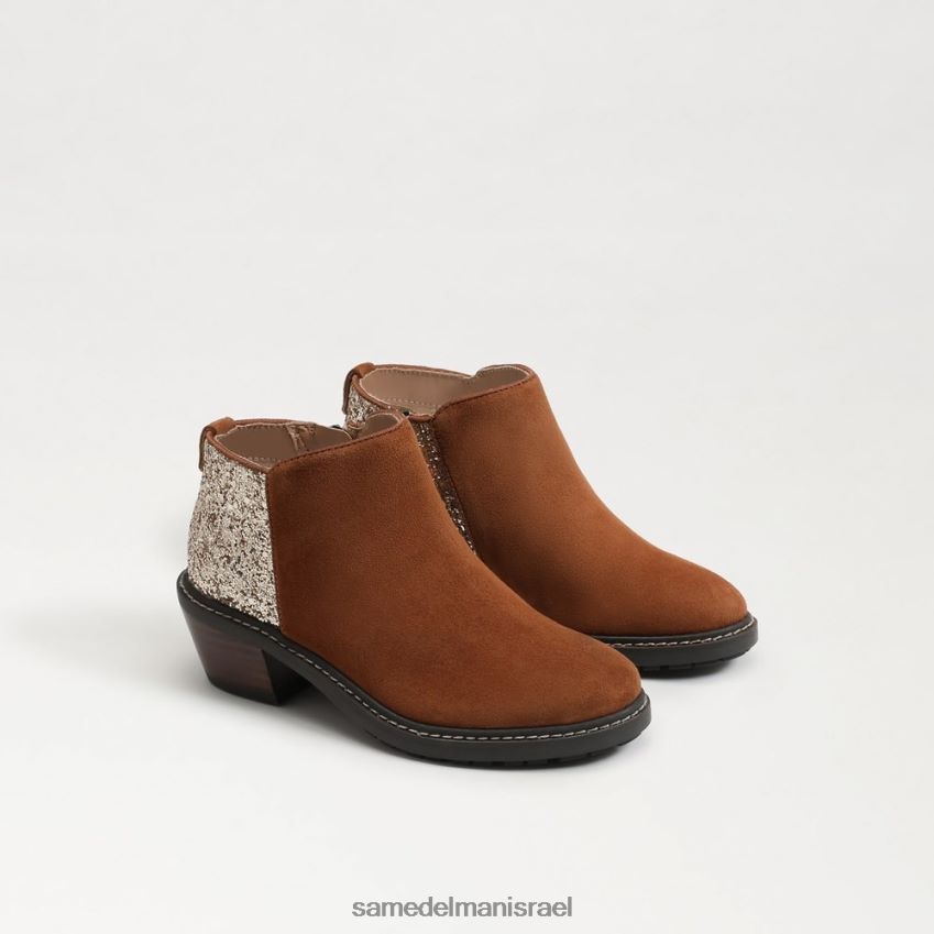 d799d79cd793d799d79d_d794d6b7d7a0d7a2d6b8d79cd6b8d794_sam_edelman_d79ed792d7a4d7a3_d7a7d7a8d7a1d795d79c_d792d791d795d79c_d797.jpg ילדים הַנעָלָה Sam Edelman מגפף קרסול גבול חום 4XL22X1004 - Image 1