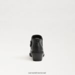 ילדים הַנעָלָה Sam Edelman מגפף קרסול שָׁחוֹר 4XL22X1003 - Image 5