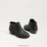 ילדים הַנעָלָה Sam Edelman מגפף קרסול שָׁחוֹר 4XL22X1003 - Image 7