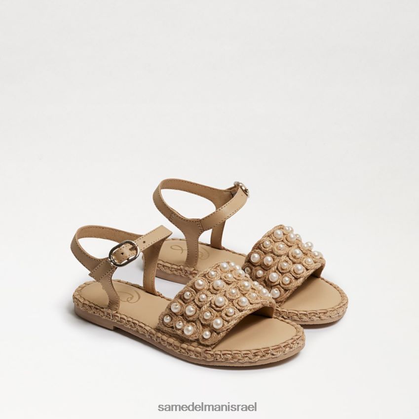 d799d79cd793d799d79d_d794d6b7d7a0d7a2d6b8d79cd6b8d794_sam_edelman_d7a1d7a0d793d79c_d794d795d79cd799_d7a4d7a9d7aad79f_d798d791.jpg ילדים הַנעָלָה Sam Edelman סנדל הולי פשתן טבעי 4XL22X1049 - Image 1