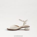 ילדים הַנעָלָה Sam Edelman סנדל עקב בלוק קיסוס חַרְסִינָה 4XL22X1038 - Image 4