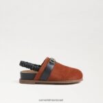 ילדים הַנעָלָה Sam Edelman סתימת ג'וני חרדל/צי 4XL22X1062 - Image 2