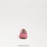 ילדים הַנעָלָה Sam Edelman פליציה בלט שטוח ורוד ורד מולטי 4XL22X995 - Image 3