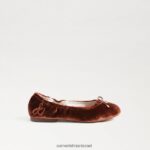 ילדים הַנעָלָה Sam Edelman פליציה בלט שטוח חום 4XL22X985 - Image 2