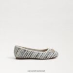 ילדים הַנעָלָה Sam Edelman פליציה בלט שטוח חול קיץ 4XL22X996 - Image 2
