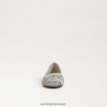 ילדים הַנעָלָה Sam Edelman פליציה בלט שטוח חול קיץ 4XL22X996 - Image 3