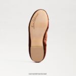 ילדים הַנעָלָה Sam Edelman פליציה בלט שטוח חום 4XL22X985 - Image 6