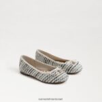 ילדים הַנעָלָה Sam Edelman פליציה בלט שטוח חול קיץ 4XL22X996