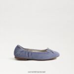 ילדים הַנעָלָה Sam Edelman פליציה בלט שטוח סגול מאובק 4XL22X1002 - Image 2