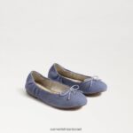 ילדים הַנעָלָה Sam Edelman פליציה בלט שטוח סגול מאובק 4XL22X1002