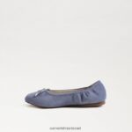 ילדים הַנעָלָה Sam Edelman פליציה בלט שטוח סגול מאובק 4XL22X1002 - Image 4