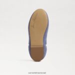 ילדים הַנעָלָה Sam Edelman פליציה בלט שטוח סגול מאובק 4XL22X1002 - Image 6