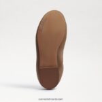 ילדים הַנעָלָה Sam Edelman פליציה בלט שטוח עור עירום קלאסי 4XL22X987 - Image 6