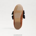 ילדים הַנעָלָה Sam Edelman שטוח בלט שמח חרדל/צי 4XL22X1020 - Image 6