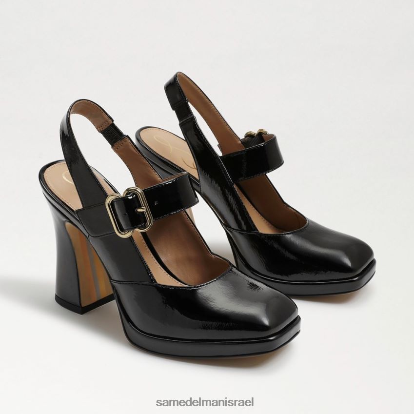 d7a0d7a9d799d79d_d794d6b7d7a0d7a2d6b8d79cd6b8d794_sam_edelman_d792d799d79cie_slingback_d79ed7a8d799_d792d799d799d79f_d7a2d7a7d791_.jpg נשים הַנעָלָה Sam Edelman גילie slingback מרי ג'יין עקב פטנט שחור 4XL22X316 - Image 1