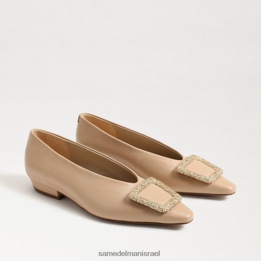 d7a0d7a9d799d79d_d794d6b7d7a0d7a2d6b8d79cd6b8d794_sam_edelman_d792d7a0d799d7a0d794_d79ed797d795d793d793d7aa_d791d795d794d79f_.jpg נשים הַנעָלָה Sam Edelman ג'נינה מחודדת בוהן שטוחה מקדמיה 4XL22X393 - Image 1