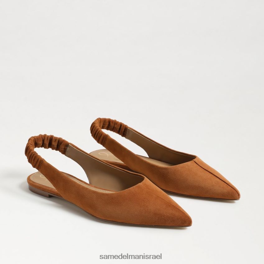 d7a0d7a9d799d79d_d794d6b7d7a0d7a2d6b8d79cd6b8d794_sam_edelman_d795d799d798d7a0d799_slingback_d791d795d794d79f_d79ed797d795d793d7.jpg נשים הַנעָלָה Sam Edelman ויטני slingback בוהן מחודדת שטוחה גבול חום 4XL22X739 - Image 1