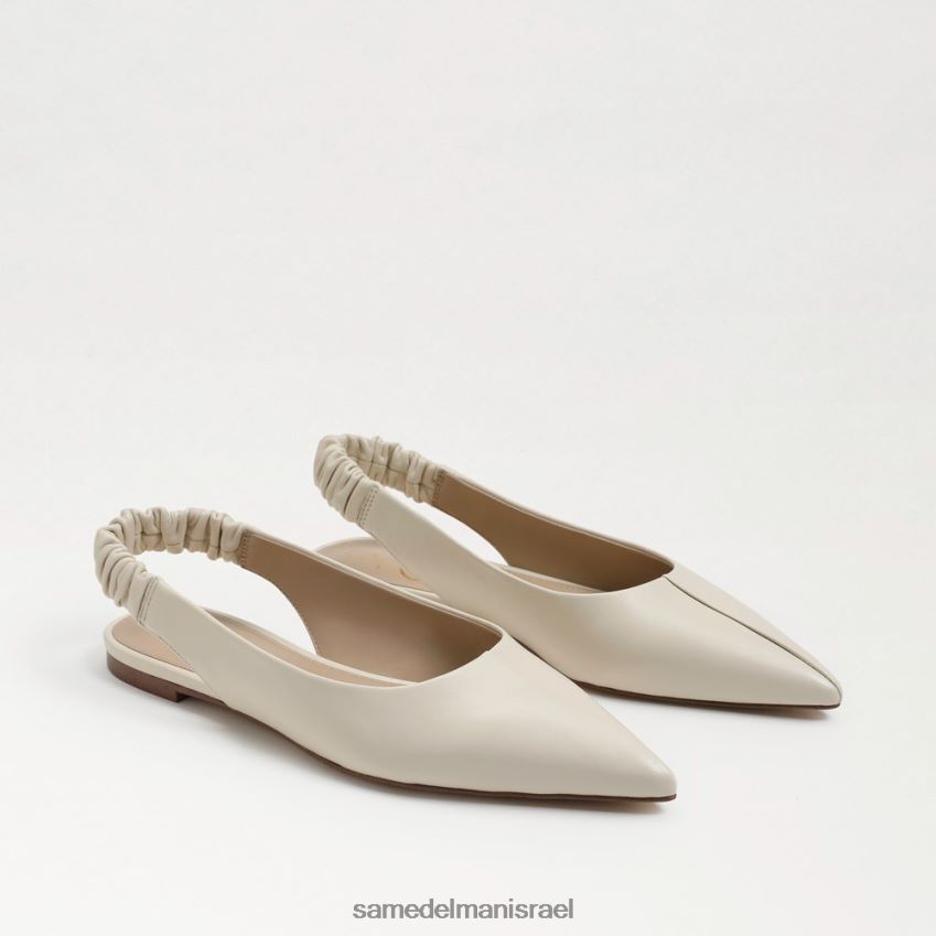d7a0d7a9d799d79d_d794d6b7d7a0d7a2d6b8d79cd6b8d794_sam_edelman_d795d799d798d7a0d799_slingback_d791d795d794d79f_d79ed797d795d793d7.jpg נשים הַנעָלָה Sam Edelman ויטני slingback בוהן מחודדת שטוחה עור שנהב מודרני 4XL22X737 - Image 1