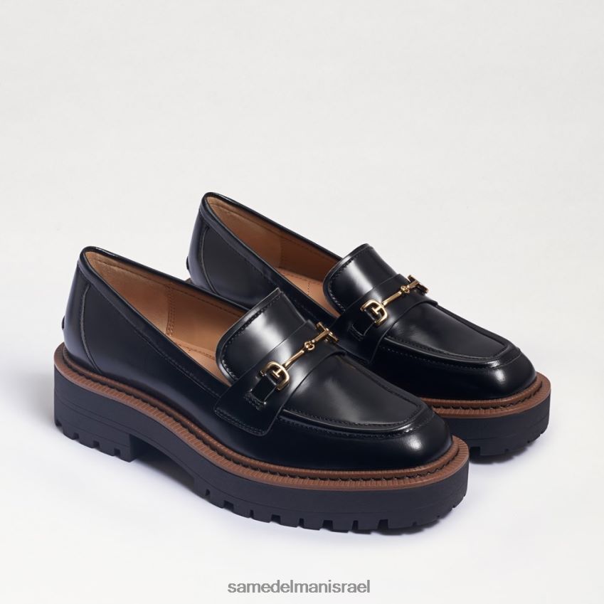 d7a0d7a9d799d79d_d794d6b7d7a0d7a2d6b8d79cd6b8d794_sam_edelman_d79cd795d7a4d7a8_d7a1d795d79cd799d794_d7a9d79c_laurs_lug_d7a7d795d7.jpg נשים הַנעָלָה Sam Edelman לופר סוליה של laurs lug קופסה שחורה מבריקה 4XL22X428 - Image 1