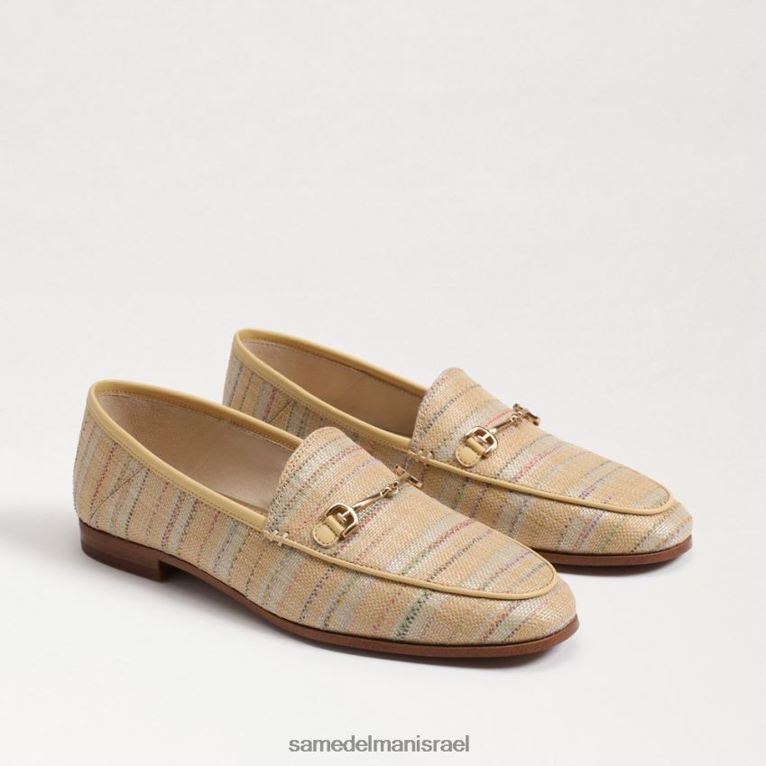 d7a0d7a9d799d79d_d794d6b7d7a0d7a2d6b8d79cd6b8d794_sam_edelman_d79cd795d7a8d799d799d79f_d791d799d798_d79cd795d7a4d7a8_d79ed795.jpg נשים הַנעָלָה Sam Edelman לוריין ביט לופר מולטי רפיה טבעית 4XL22X41 - Image 1