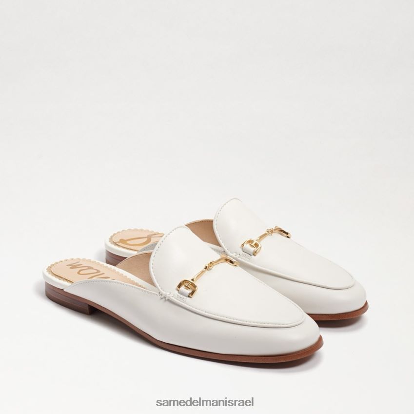 d7a0d7a9d799d79d_d794d6b7d7a0d7a2d6b8d79cd6b8d794_sam_edelman_d79cd799d7a0d799_d7a0d7a9d79a_d7a4d7a8d793_d7a2d795d7a8_d79cd791.jpg נשים הַנעָלָה Sam Edelman ליני נשך פרד עור לבן בוהק 4XL22X80 - Image 1