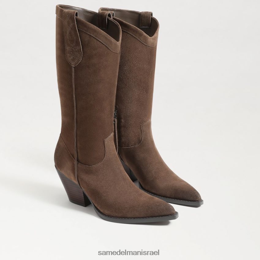 d7a0d7a9d799d79d_d794d6b7d7a0d7a2d6b8d79cd6b8d794_sam_edelman_d79ed792d7a3_d792d799d799d79ed799_d795d795d7a1d798d7a8d79f_d797.jpg נשים הַנעָלָה Sam Edelman מגף ג'יימי ווסטרן חום זית 4XL22X852 - Image 1
