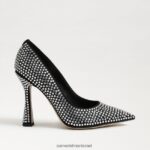 נשים הַנעָלָה Sam Edelman משאבת אנטוניה גליץ זמש שחור 4XL22X863 - Image 2