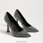 נשים הַנעָלָה Sam Edelman משאבת אנטוניה גליץ זמש שחור 4XL22X863