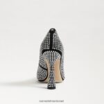 נשים הַנעָלָה Sam Edelman משאבת אנטוניה גליץ זמש שחור 4XL22X863 - Image 5