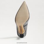 נשים הַנעָלָה Sam Edelman משאבת אנטוניה גליץ זמש שחור 4XL22X863 - Image 6