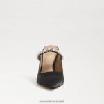 נשים הַנעָלָה Sam Edelman משאבת פרד hyland סאטן שחור 4XL22X525 - Image 3