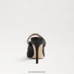 נשים הַנעָלָה Sam Edelman משאבת פרד hyland סאטן שחור 4XL22X525 - Image 5
