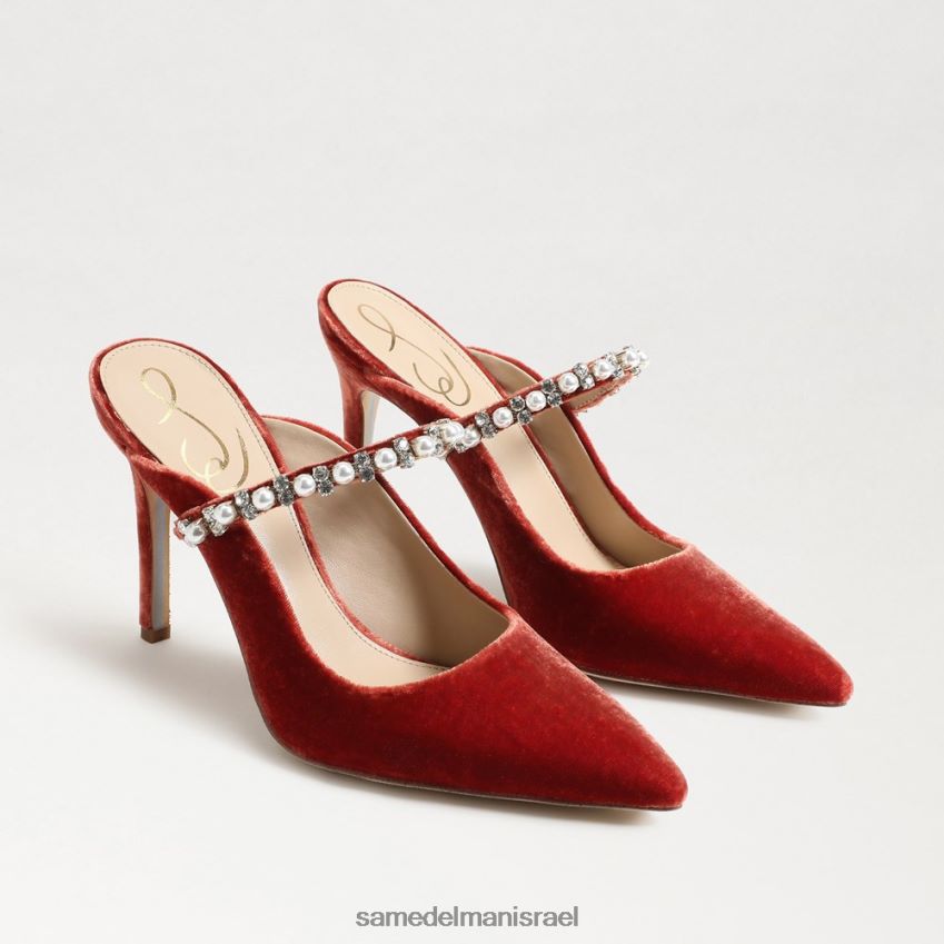 d7a0d7a9d799d79d_d794d6b7d7a0d7a2d6b8d79cd6b8d794_sam_edelman_d79ed7a9d790d791d7aa_d7a4d7a8d793_hyland_d7a7d798d799d7a4d794_d79b.jpg נשים הַנעָלָה Sam Edelman משאבת פרד hyland קטיפה כתומה קניון 4XL22X527 - Image 1