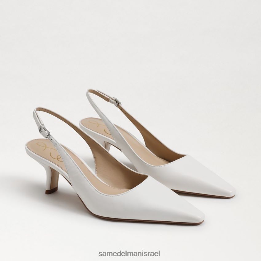 d7a0d7a9d799d79d_d794d6b7d7a0d7a2d6b8d79cd6b8d794_sam_edelman_d79ed7a9d790d791d7aa_slingback_d7a9d79c_d791d799d790d7a0d7a7d794_d7.jpg נשים הַנעָלָה Sam Edelman משאבת slingback של ביאנקה לבן בוהק 4XL22X90 - Image 1