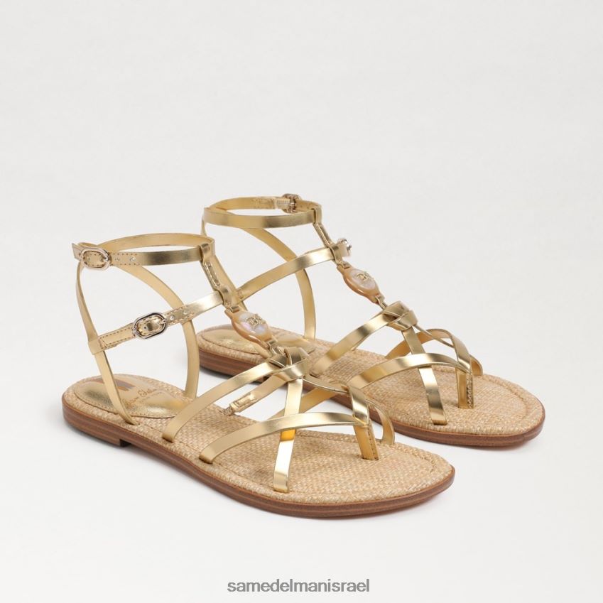 d7a0d7a9d799d79d_d794d6b7d7a0d7a2d6b8d79cd6b8d794_sam_edelman_d7a1d7a0d793d79c_d792d795d795d79f_d792d79cd793d799d790d798d795d.jpg נשים הַנעָלָה Sam Edelman סנדל גוון גלדיאטור זהב ענבר 4XL22X249 - Image 1