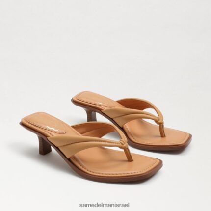נשים הַנעָלָה Sam Edelman סנדל חוטיני דפני עור חול טבעי 4XL22X707