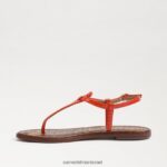 נשים הַנעָלָה Sam Edelman סנדל חוטיני gigi פרג כתום 4XL22X225 - Image 4