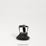 נשים הַנעָלָה Sam Edelman סנדל חוטיני gigi שָׁחוֹר 4XL22X234 - Image 3