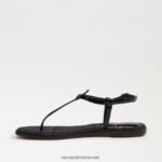 נשים הַנעָלָה Sam Edelman סנדל חוטיני gigi שָׁחוֹר 4XL22X234 - Image 4
