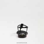 נשים הַנעָלָה Sam Edelman סנדל חוטיני gigi שָׁחוֹר 4XL22X234 - Image 5