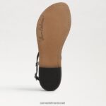 נשים הַנעָלָה Sam Edelman סנדל חוטיני gigi שָׁחוֹר 4XL22X234 - Image 6
