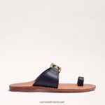 נשים הַנעָלָה Sam Edelman סנדל טבעת maxime בוהן שָׁחוֹר 4XL22X255 - Image 2