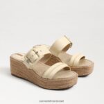 נשים הַנעָלָה Sam Edelman סנדל טריז אספדריל של קרסון חיטה מולבן 4XL22X351