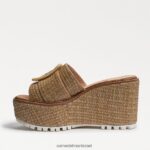 נשים הַנעָלָה Sam Edelman סנדל טריז אספדריל Livi כהה טבעי 4XL22X339 - Image 4