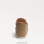 נשים הַנעָלָה Sam Edelman סנדל טריז אספדריל Livi כהה טבעי 4XL22X339 - Image 5