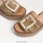 נשים הַנעָלָה Sam Edelman סנדל טריז אספדריל Livi כהה טבעי 4XL22X339 - Image 7