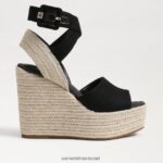 נשים הַנעָלָה Sam Edelman סנדל טריז ואדה אספדריל שָׁחוֹר 4XL22X381 - Image 2