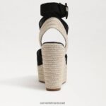 נשים הַנעָלָה Sam Edelman סנדל טריז ואדה אספדריל שָׁחוֹר 4XL22X381 - Image 5